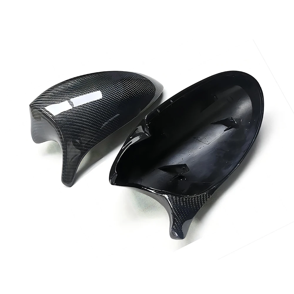 

Replacement Rearview Side Mirror Covers Cap For BMW 1 Series E81 E82 E87 E88 Pre-LCI M Style Real Carbon Fiber Casing Shell