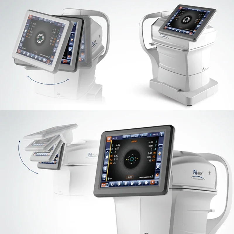 FA-100K جديد متعدد الوظائف للكشف عن البصريات أدوات طب العيون السيارات الانكسار مقياس القرنية مع وظيفة مقياس القرنية
