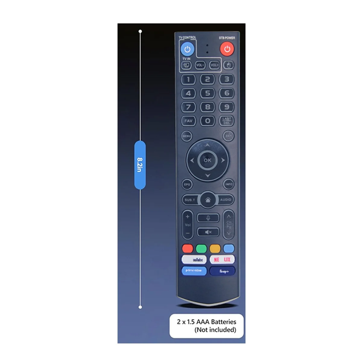 ABQR Per V3 PRO Telecomando vocale Bluetooth Telecomando sostitutivo interfaccia ad alte prestazioni e intuitivo