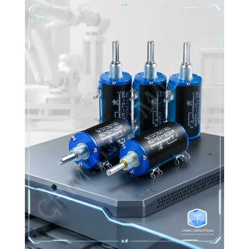 【CHIMU INDUSTRIAL】 WXD3-13-2W Precision Multi-turn Wirewound Potentiometer 1K 2K 24K 710K Ohm Adjustable Sliding Resistor
