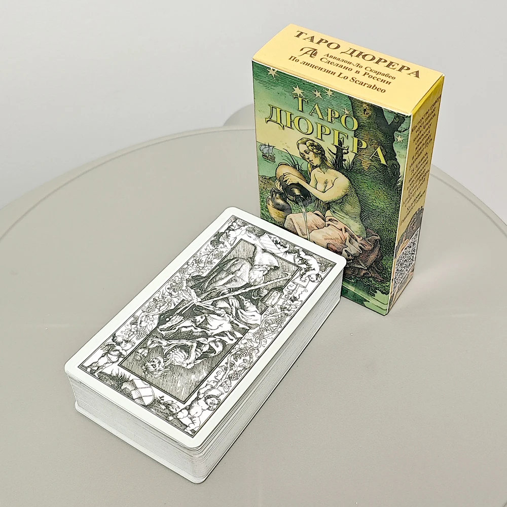 The Tarot of Durer 78 Pcs Vintage Ancient Tarot Cards 10.3*6cm In Russian Language