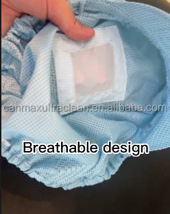 20PCS Directly Factory Blue Washable Lint Free 5mm Grid Antistatic Hat Cleanroom Working ESD Head Caps