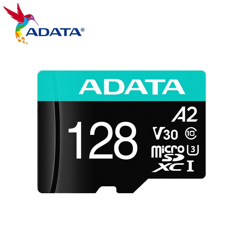 

ADATA C10 Memory Card A2 V30 U3 microSDXC Card with Adapter 64GB 128GB 256GB 512GB Micro SD Card Original Storage Flash tf cards