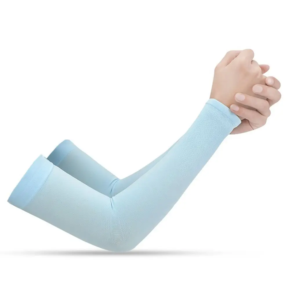 Exposed thumb Running Basketball Sportswear Outdoor Sport Arm Sleeves Arm Cover Sun Protection