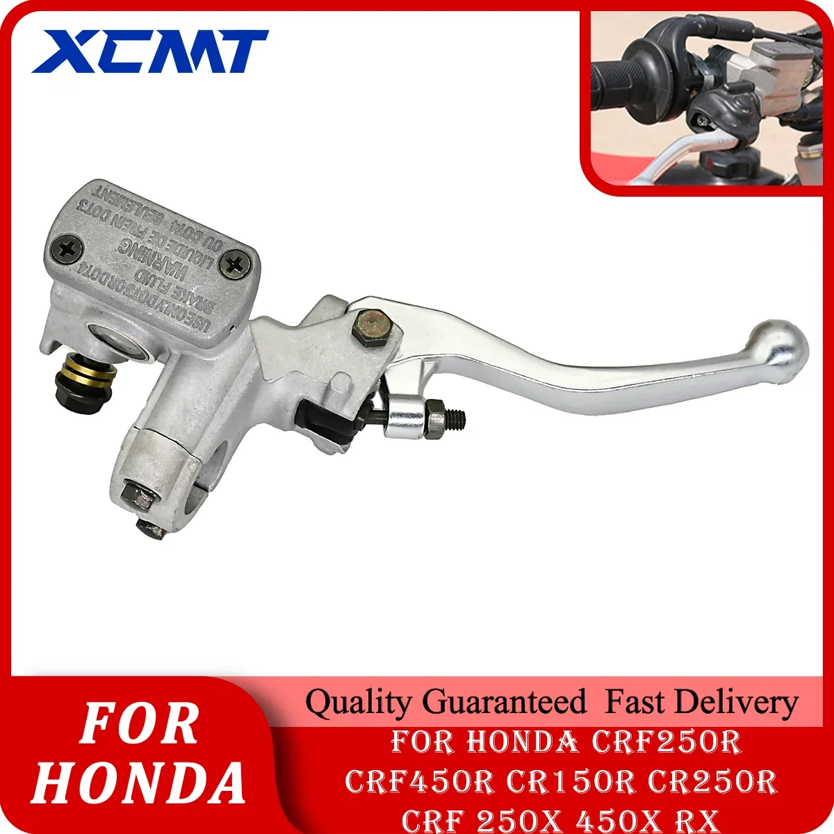 

7/8 22mm Motorcycle Right Front Hydraulic Brake Master Cylinder Lever For Honda CRF250R CRF450R CR150R CR250R CRF 250X 450X RX