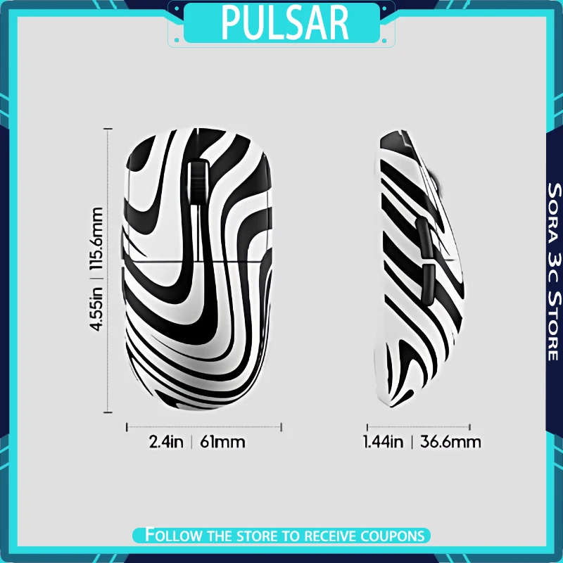

PULSAR X2CL BOARDZY Pulsar Prox Gaming Mouse Boardzy 3950 Sensor 8K Low Latency Customized Gaming Mouse Computer Accessories