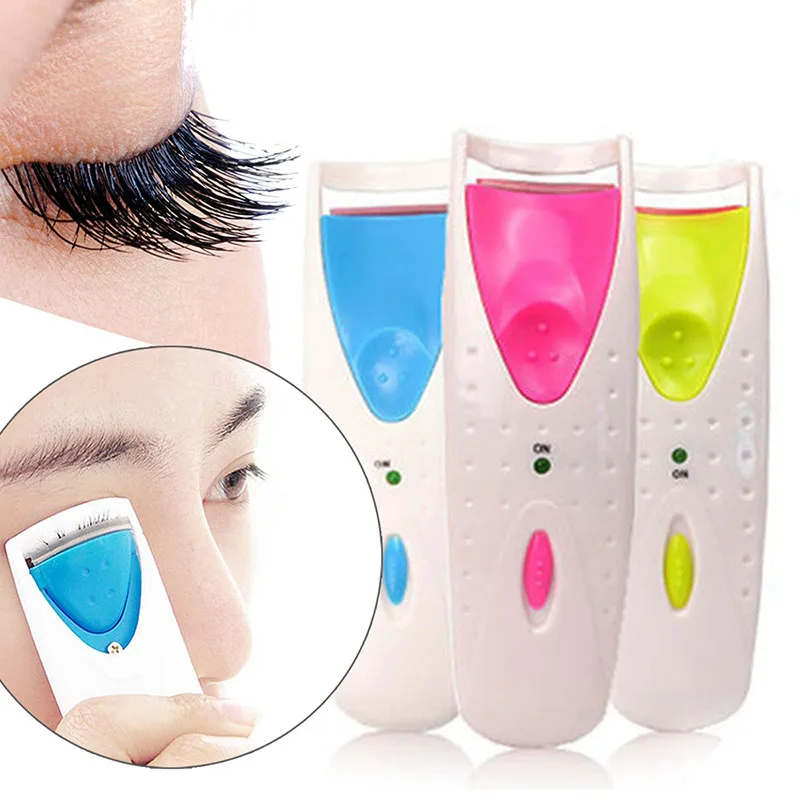 Electric Heated Automatic Eyelash Curler Makeup Eyelash Riser Long Lasting Eye Lash Perm Eyelashes Clip  Eye Lashes Curler Tools