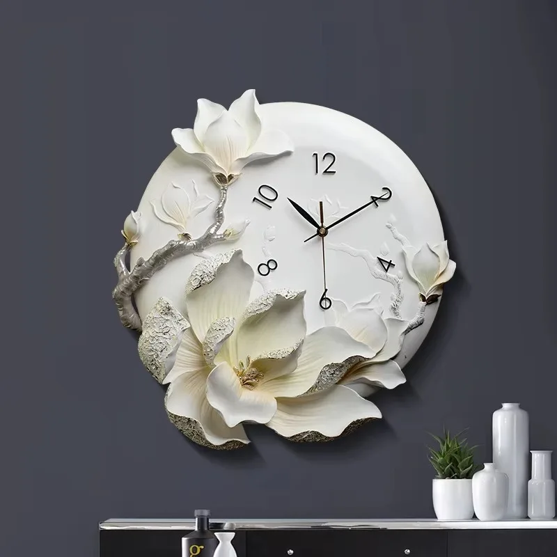 Premium Unique Design Wall Clock Kitchen Purple Cute Aesthetic Wall Clock Luxury Modern Big Relogio De Parede Home Decor Items