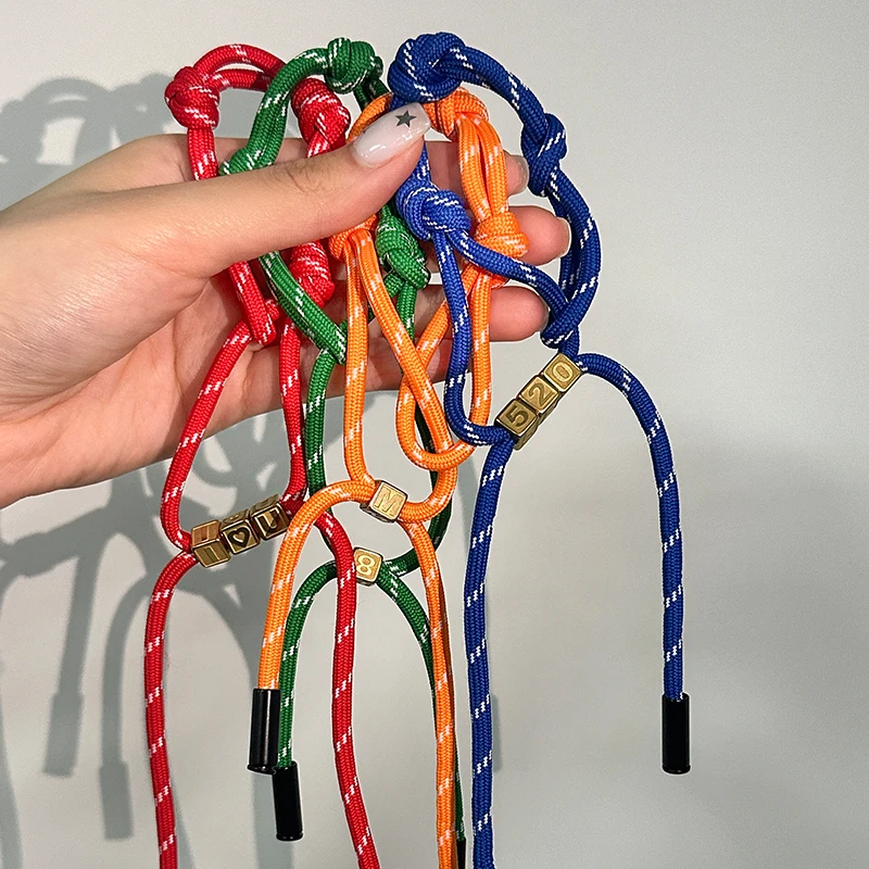 5meter Multiple colors 5mm Nylon Rope Chain For Jewelry Making Supplies DIY Charm Handbag Phone Accessorie Wholesale Findings