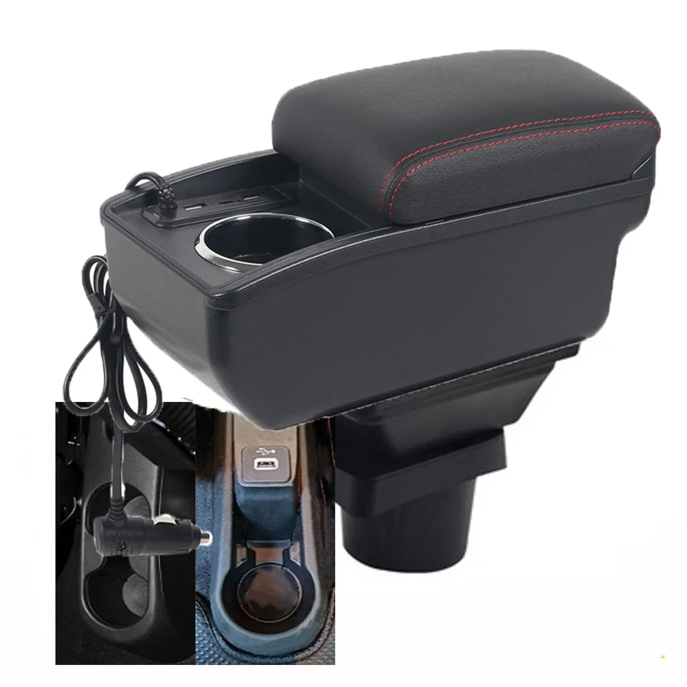 Caja reposabrazos para coche Fiat Cronos 500 ﻿   Caja de tienda de contenido central, almacenamiento de consola, soporte para codo, brazo de apoyo