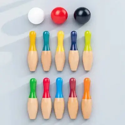 Pelota de bolos, juguete, regalo de cumpleaños, modelo de pelotas, Kit de juego de interior para niños, juguetes para niños pequeños