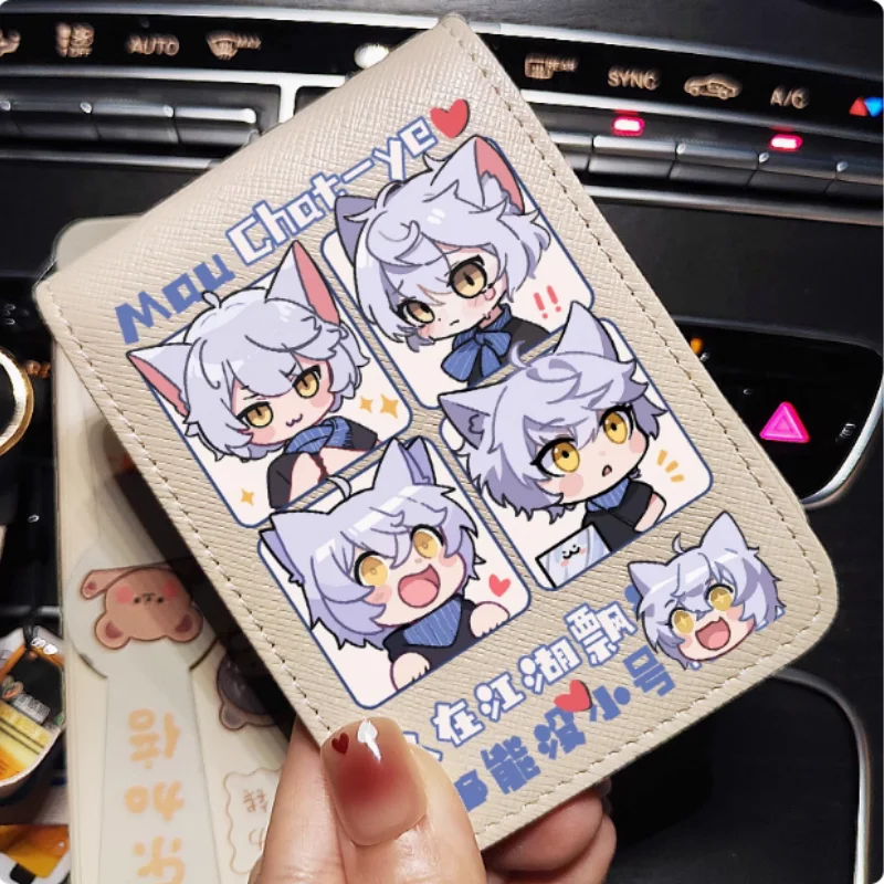 

Аниме Mau Chat-ye's Drive Loong для несовершеннолетних модных кошельков с героями мультфильмов, кошелек из искусственной кожи, держатель для карт, сумка для денег, подарок 2075 косплей