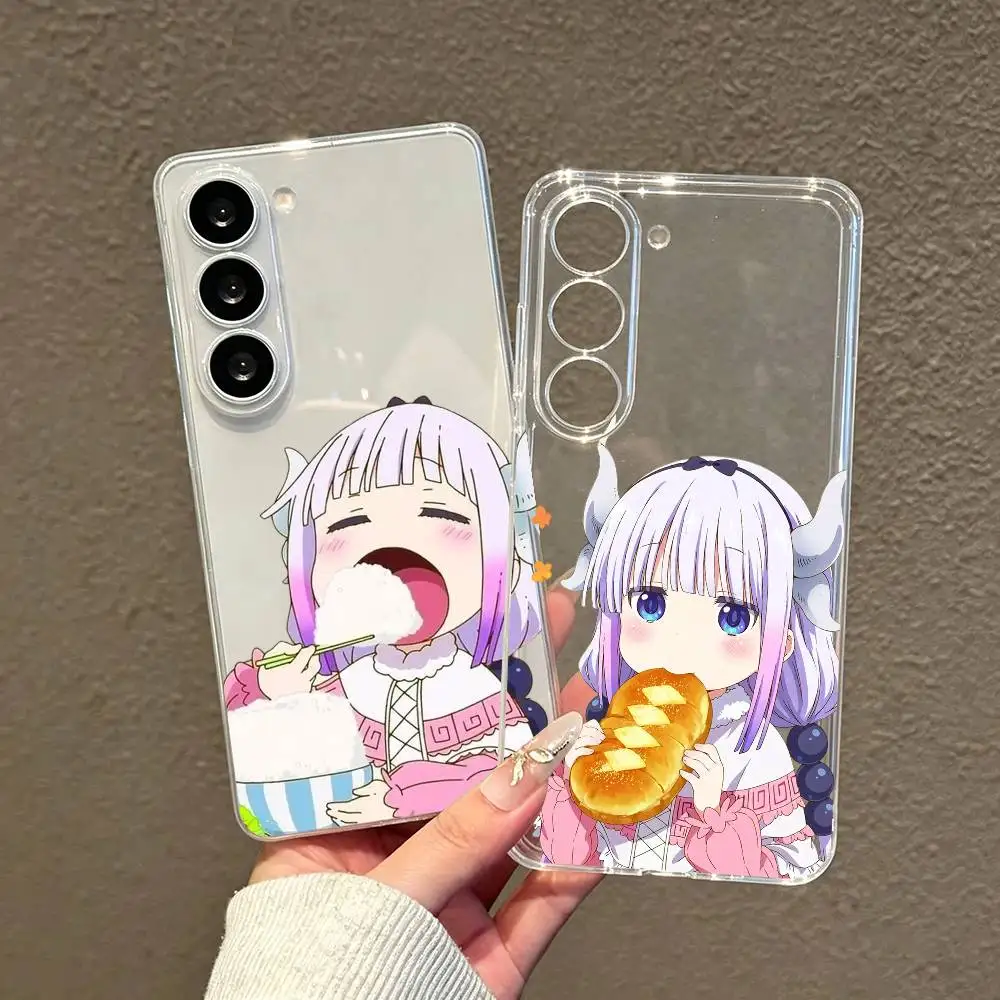 Miss Kobayashi D-Dragon Maid Phone Case For SamsungA10,12,20,21S,30,31,40,50,51,52,70,71 Transparent Cover