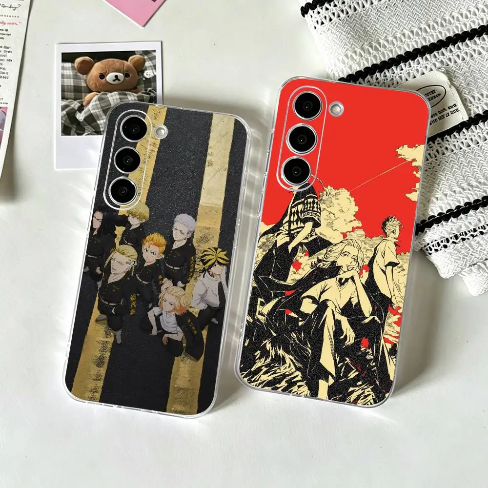 

Anime T-Tokyo R-Revengers Phone Case For SamsungA10,12,20,21S,30,31,40,50,51,52,70,71 Transparent Cover