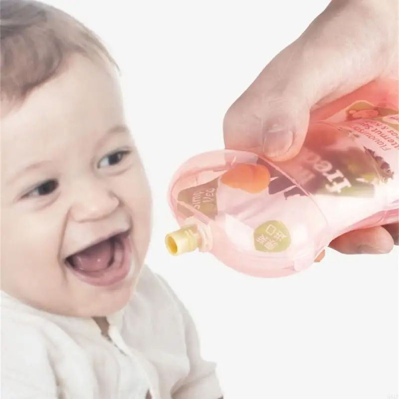 

581F Holder for Toddler Kid Refillable Holder Prevent Messes Squeeze Proof