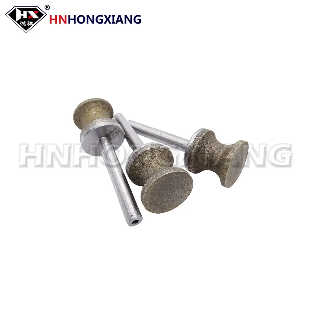 Diamond Grinding Head PE Edge Thickness 3mm~19mm For Glass Diameter 20mm Shank Diameter 6mm