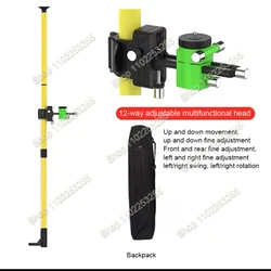 3.4M 3.9M 4.2M Laser Level Extend Bracket Telescopic Rod Height Adjustable Line Leveler Support Stand