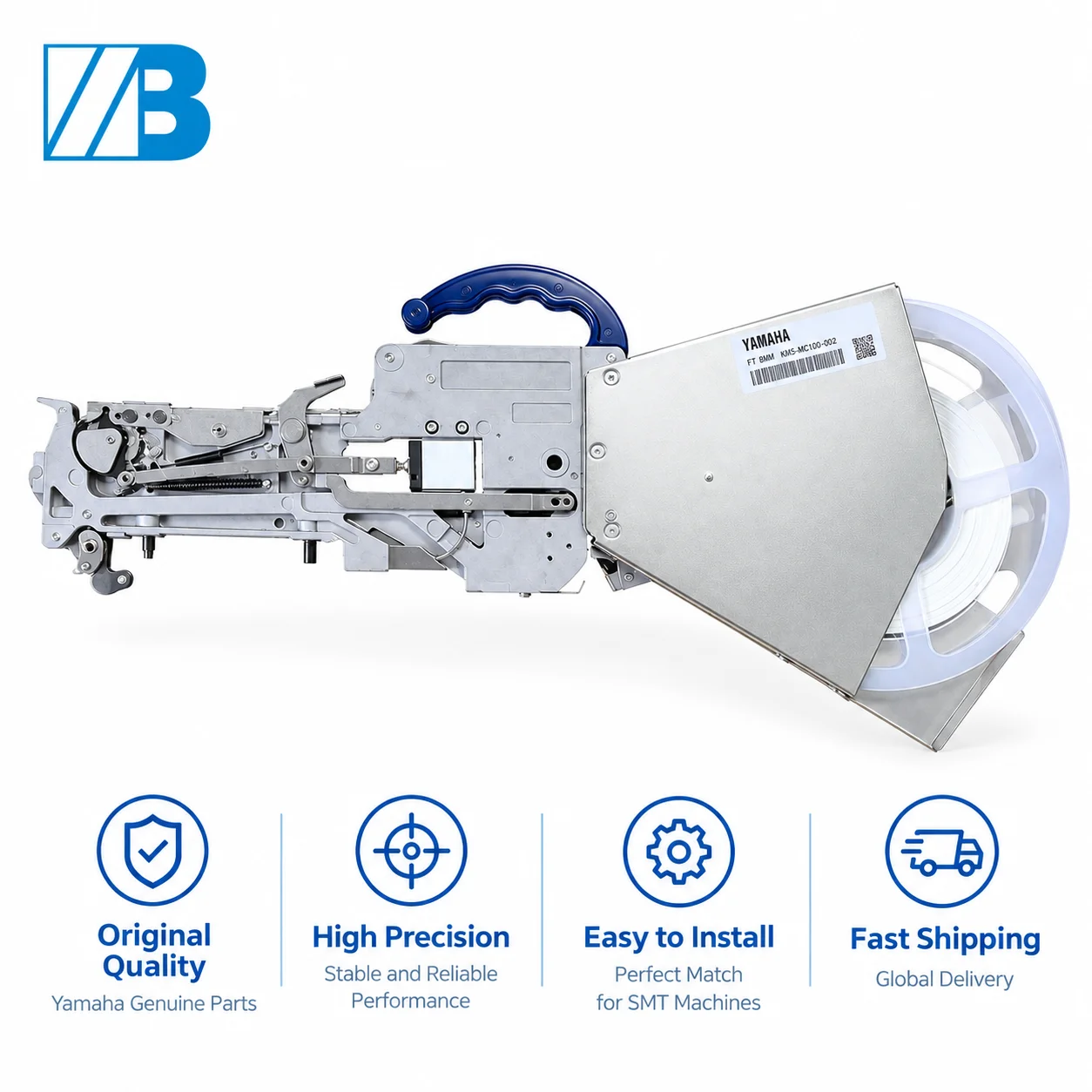 Standard Pneumatic CL Feeder(8mm×4mm) YMH Original SMT Feeder Spare Parts Compatible with ZB, BOVI, HWGC Pick and Place Machines