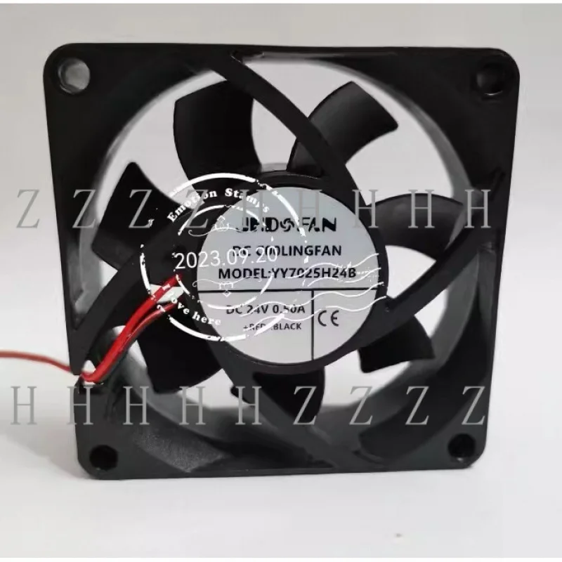 

Z 1PCS YY7025H24B DC24V 0.50A 2-проводной вентилятор охлаждения