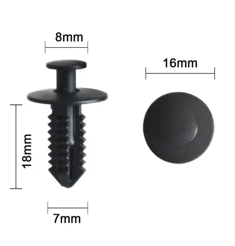 

50x автоматическое крыло, бампер, листовая пластина, фиксированный зажим, решетка, пластиковая застежка для BMW Opel Mercedes-Benz, винты, зажим 1249900492