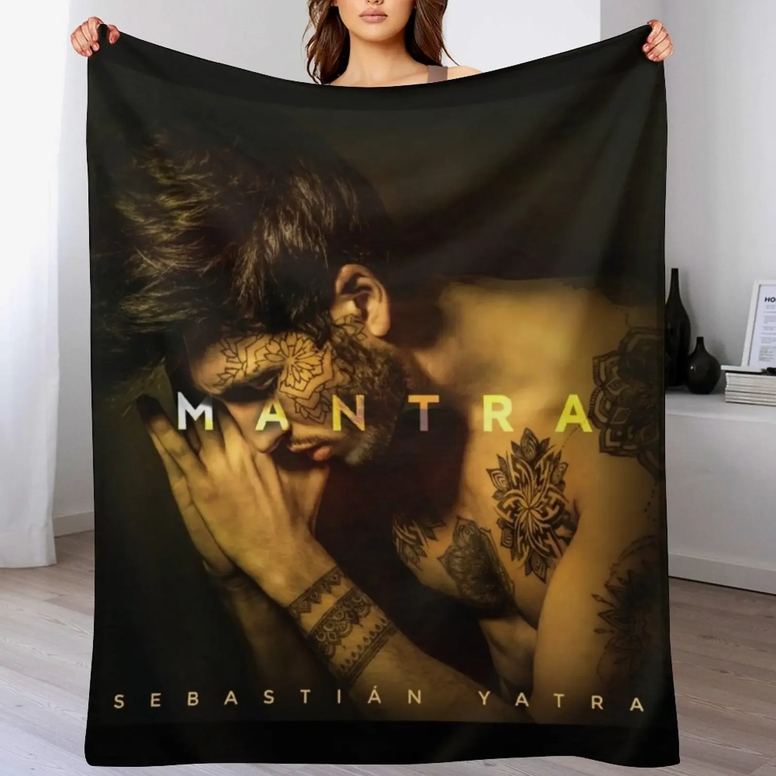 

Sebastián Yatra MANTRA Throw Blanket Cozy Light Blanket for Travel Camping Picnic