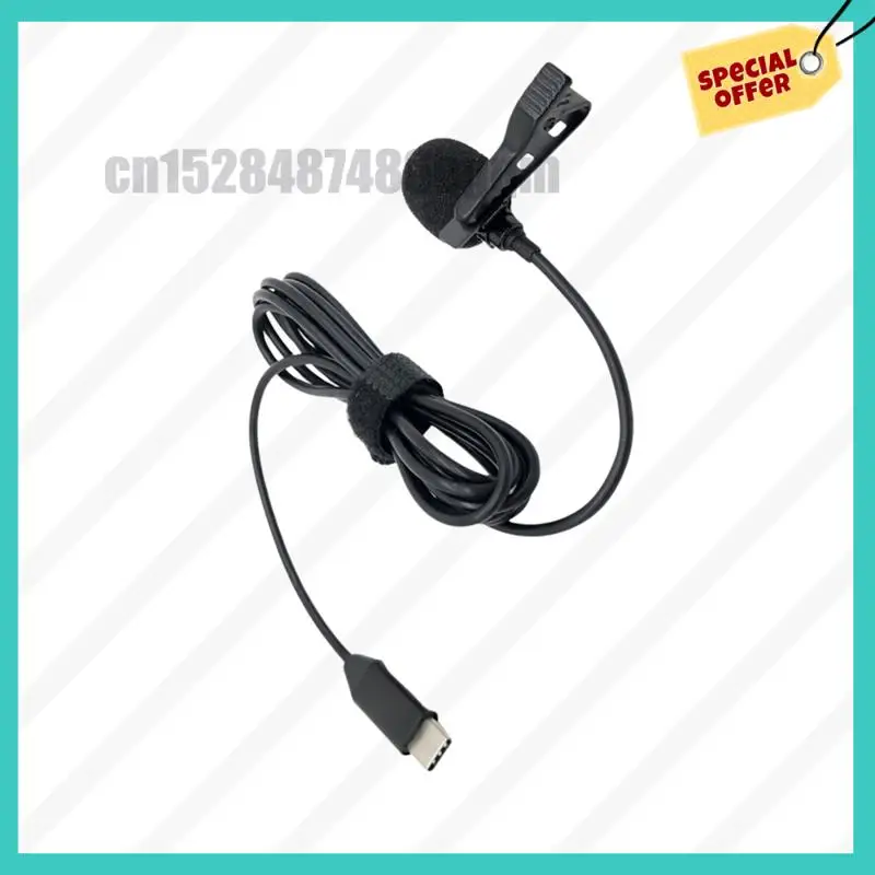 -ABJZ Condenser Lavalier Microphone For Insta360 Ace/Ace Pro/Ace Pro 2 Collar Clip Microphone