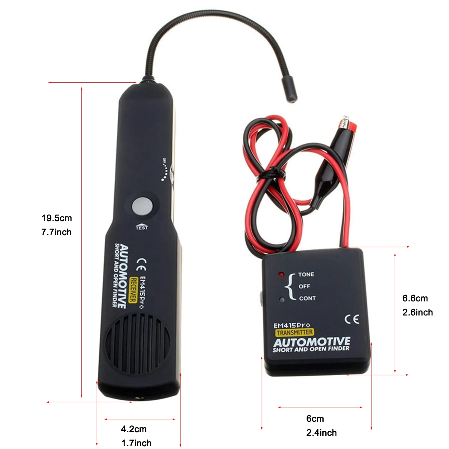 EM415PRO Automotive Short Cable Tracker & Open Wire Finder Universal EM415 PRO 6-42V DC Find Car Short Circuit Wire