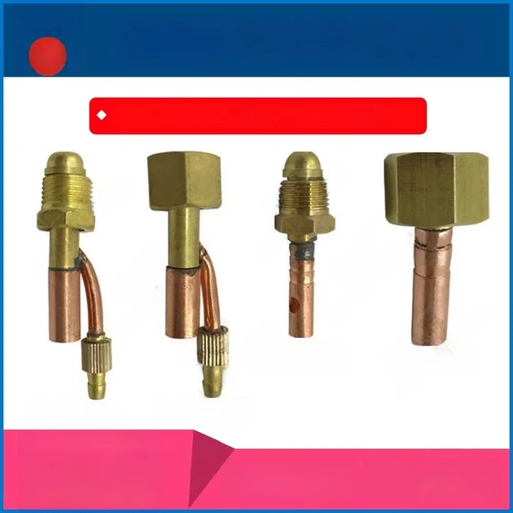 Copper Front Connector For WP 26 Welding Torch With Adjustable Hex Screw Design For Secure Air Tube Connection