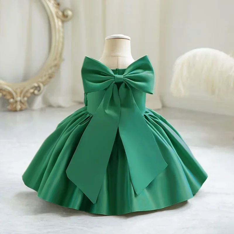 2026 New Christmas Party Girl Princess Dress Butterfly Elegant 0-6th Birthday Banquet Girl Baby Elegant Evening Dress