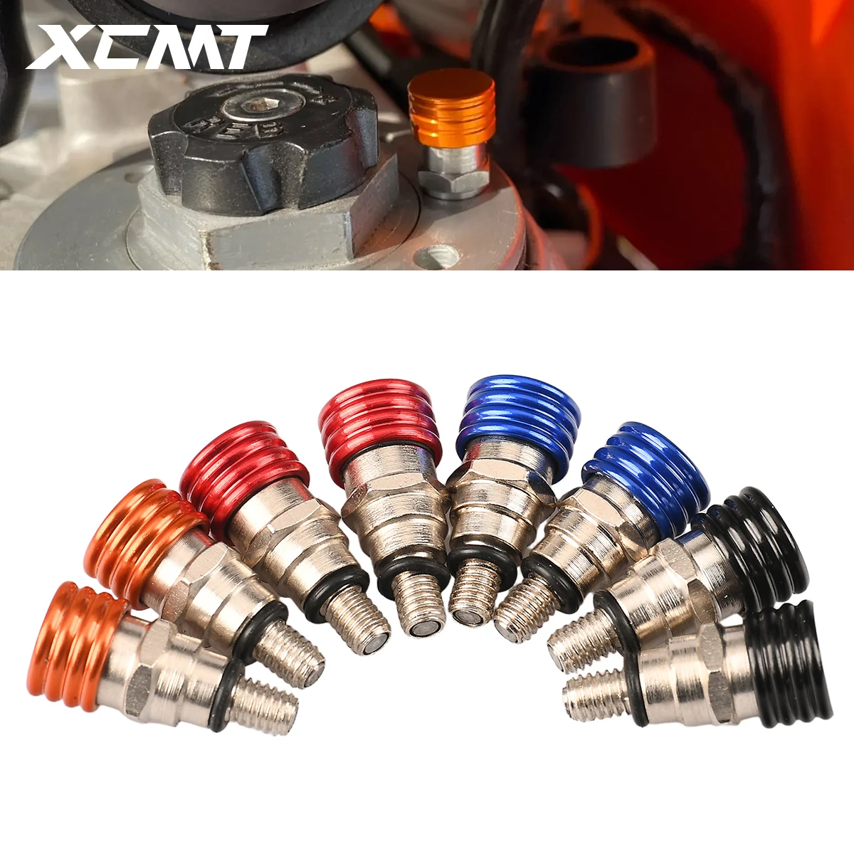 

Motorcycle M4x0.7 Fork Air Bleeder Valves For KTM SX SXF EXC EXCF XC XCF XCW XCFW 85-500 2005-2019 Motocross Universal parts