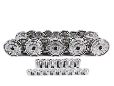 Mato 1/16 Heng Long King Tiger RC Tank Metal Road Wheels With Bearings MT202 TH00908 TH00908-SMT4