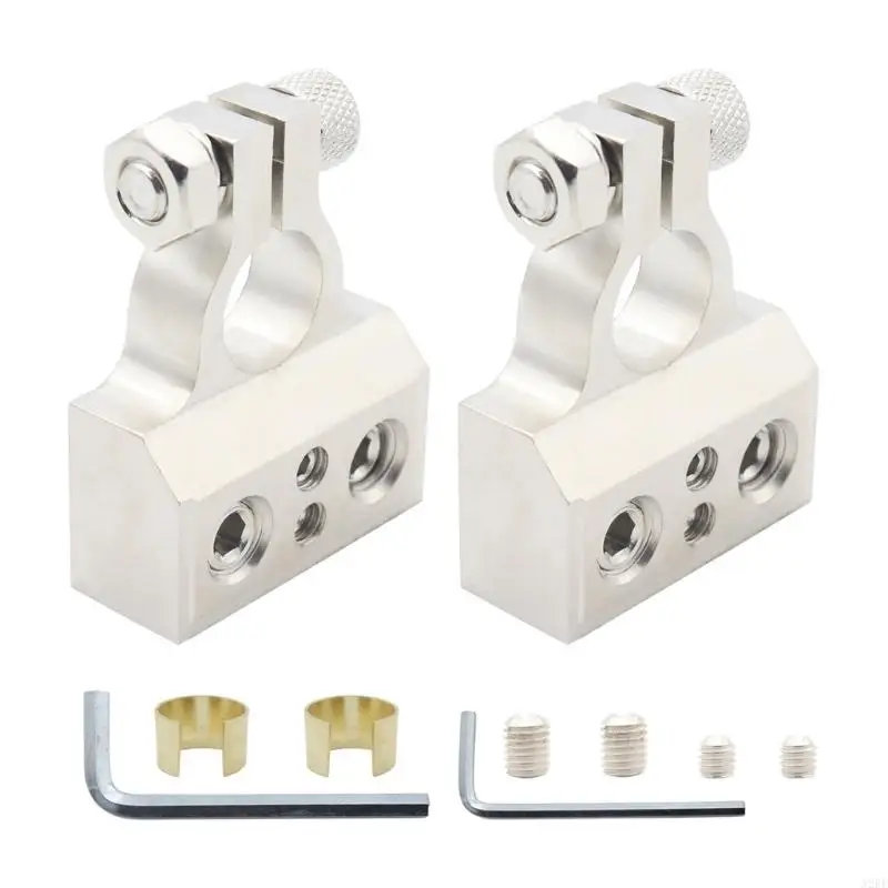

A2BF Upgraded Battery Adapter Battery Clamp with Screwdriver & Screw Battery Clip Suitable for Various Power Applications