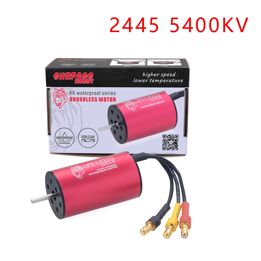 OVERTREFFEN HOBBY 2430 2435 2440 2445 8200KV 6300KV 4800KV 3600KV Waterdichte Borstelloze Motor voor 1/16 1/18 RC Auto Boot Model Onderdelen