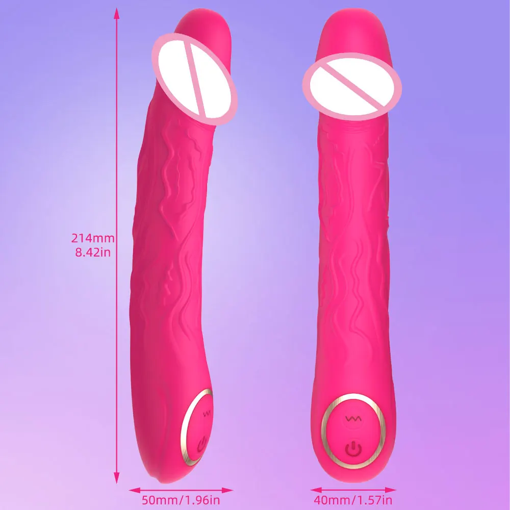 Realistic Dildo Vibrator for Women Sex Toys Clitoris G Spot Anal Stimulator with 10 Powerful Vibration Mode Waterproof Powerful