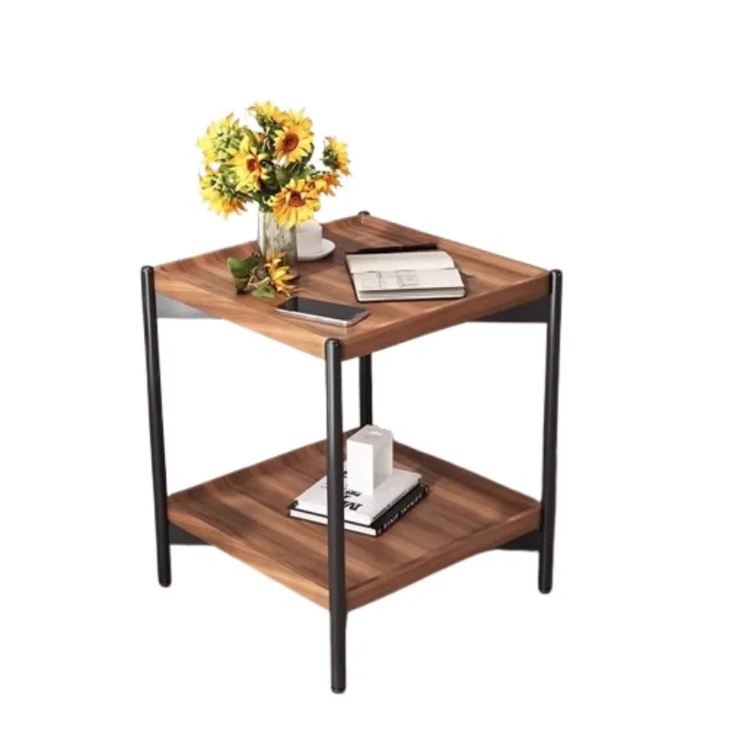 

A few bedrooms by the sofa, a creative square table by the bedside, a few shelves in the antique corner