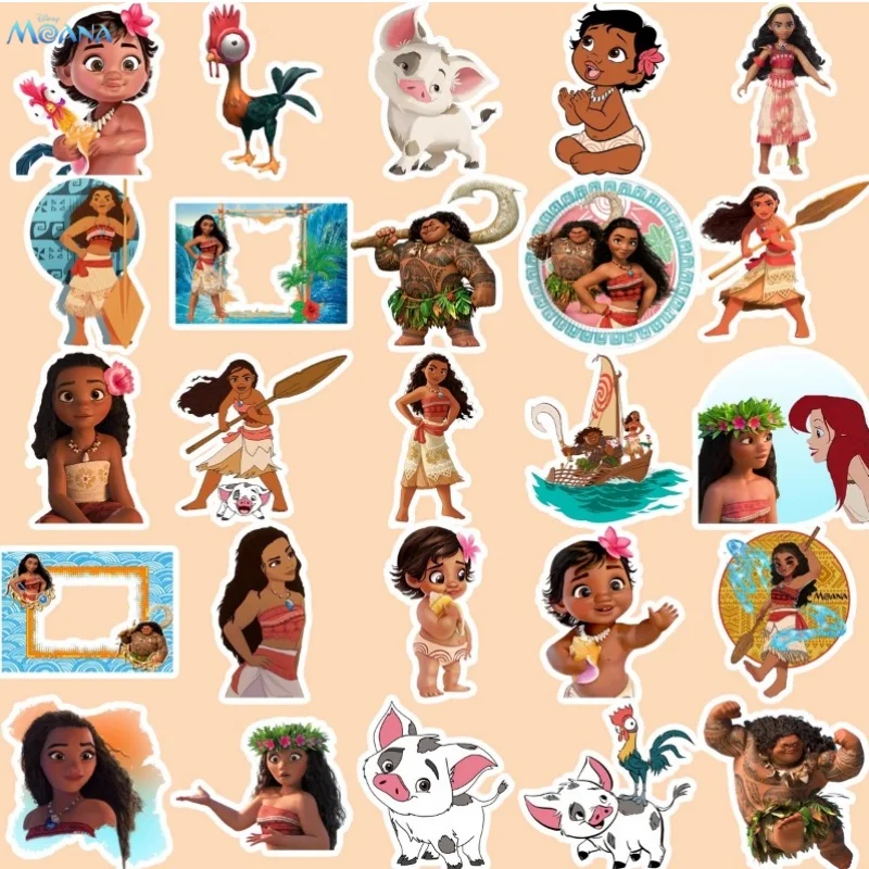 

Моана Пуа Мауи Хей Хей креативный мультфильм милая версия Q детские игрушки наклейки студенческий справочник материал водонепроницаемая наклейка подарок