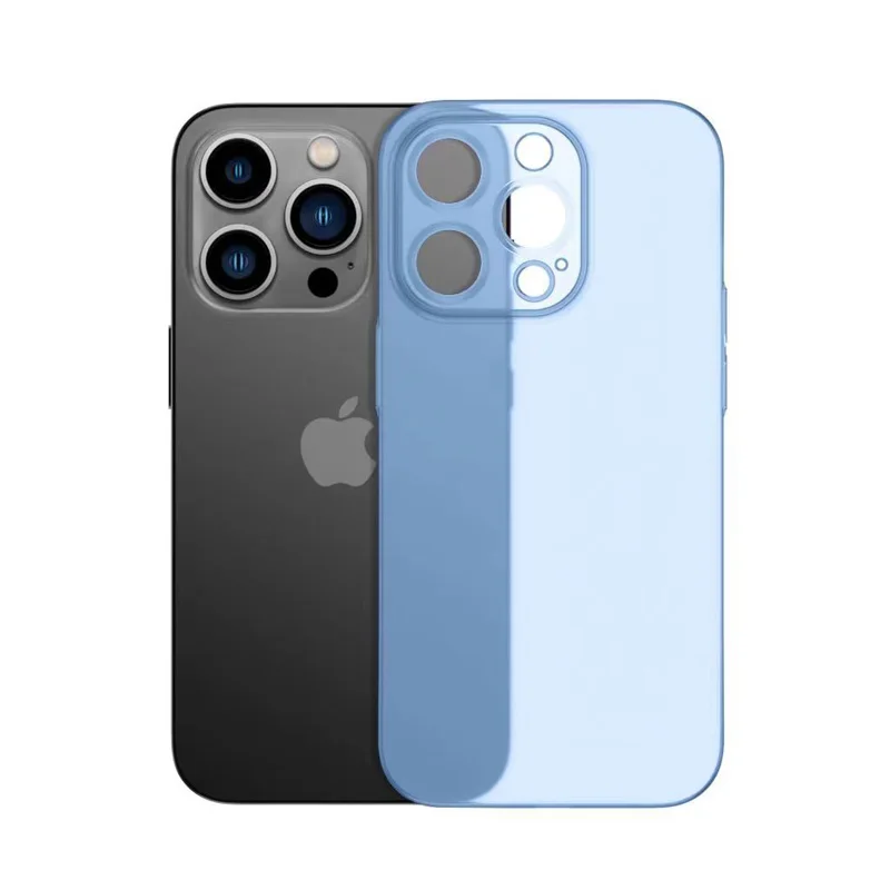 0.3mm Ultra-thin PP Matte Phone Case For iphone 11 12 13 14 15 Pro Max 12 mini 14 Plus Back Cover Cases