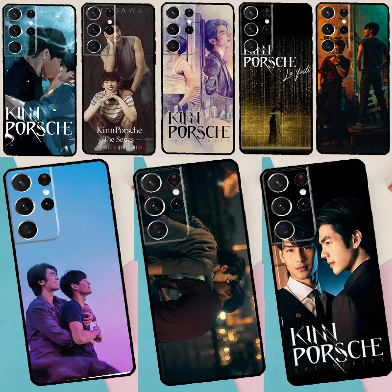 KinnPorsche The Series Case For Samsung Galaxy S26 Ultra S25 S24 S22 S21 S23 Ultra Plus S10 S20 S25 FE Cover Coque
