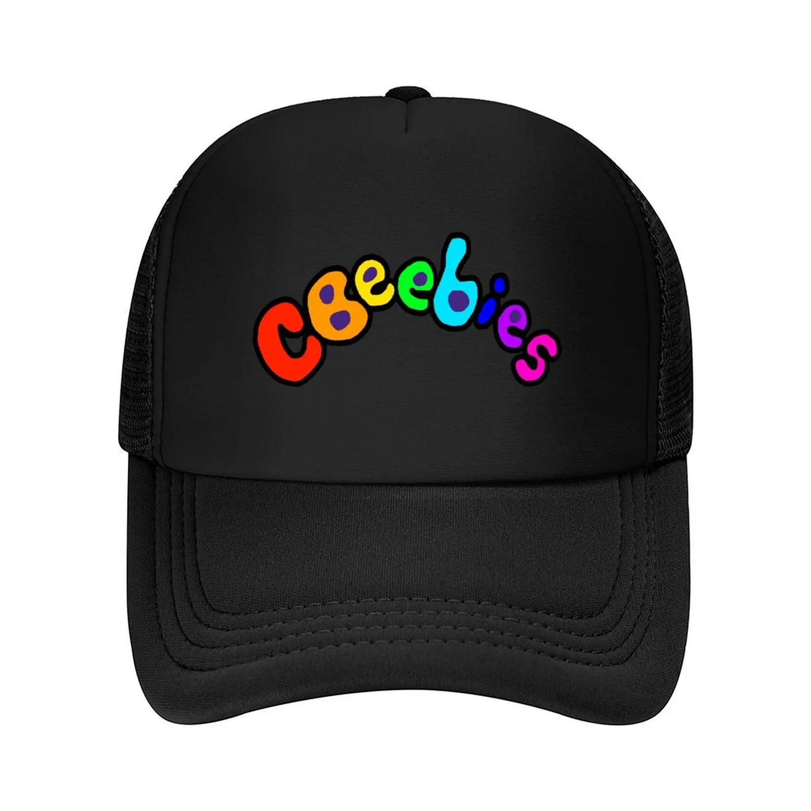 

CBeebies logo rainbow Baseball Cap hard hat golf hat genuine Streetwear Big Size Hat Ladies Men's