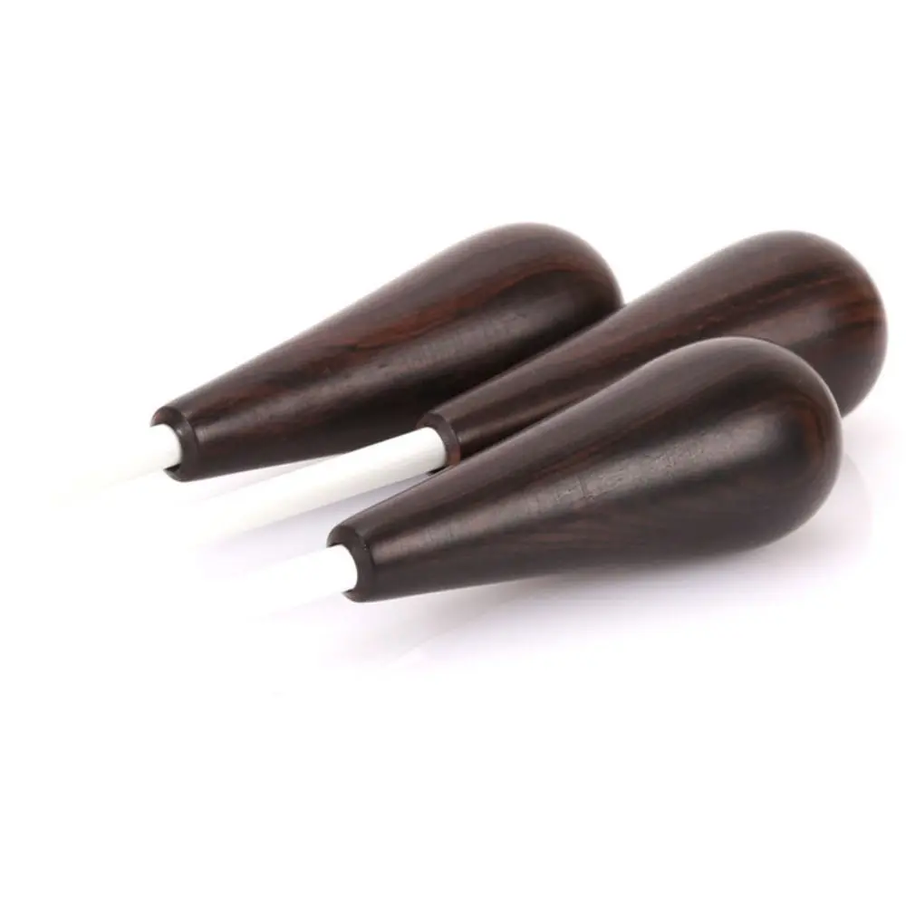 Fiber Tube Conductor Stick Ebony Wood Rosewood Orchestra Band Portable Pear Shaped Handle Music Conductor Baton Teachers