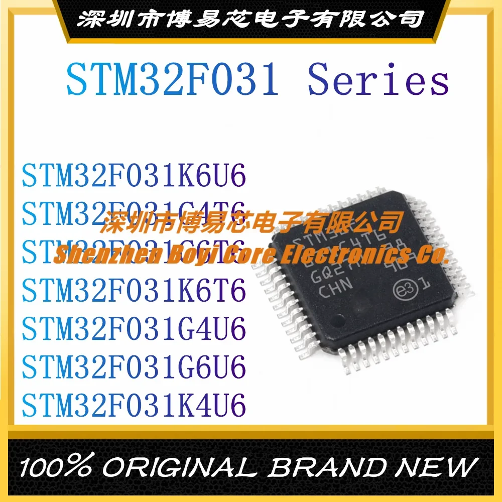 

STM32F031K6U6 STM32F031C4T6 STM32F031C6T6 STM32F031K6T6 STM32F031G4U6 STM32F031G6U6 STM32F031K4U6 New Original Genuine