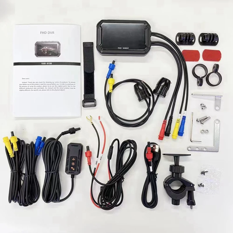 1080P Dual Motorcycle Camera With GPS Function HD Video Driving Recorder HD Video Recorder For Motorcycle Driving
