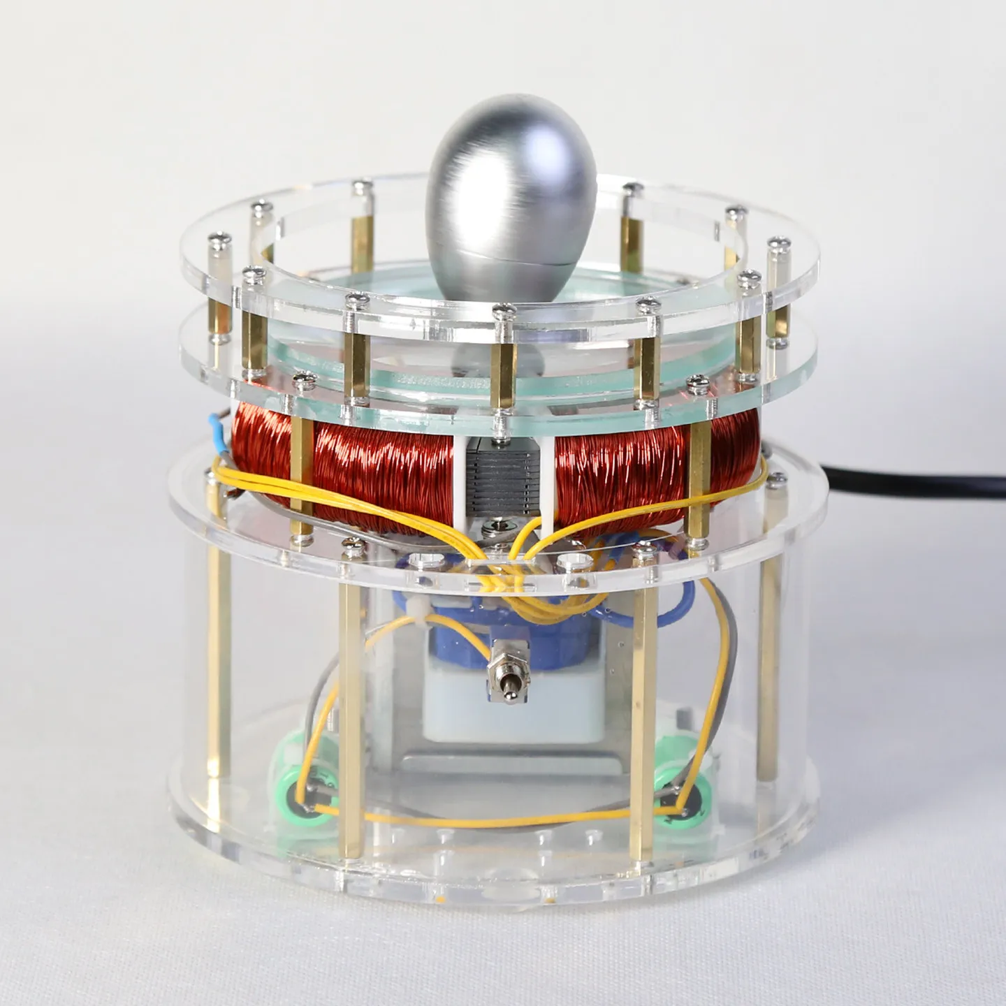 NEW   Induction Motor Model Display Explanation Rotating Magnetic Field Science and Technology Museum Demonstration Model!