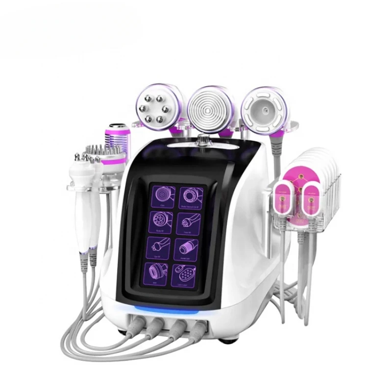 9 IN 1 New Body Shaping Slimming Weight Loss Beauty Salon Equipment radio frequency vacuum ultrasonic cavitation