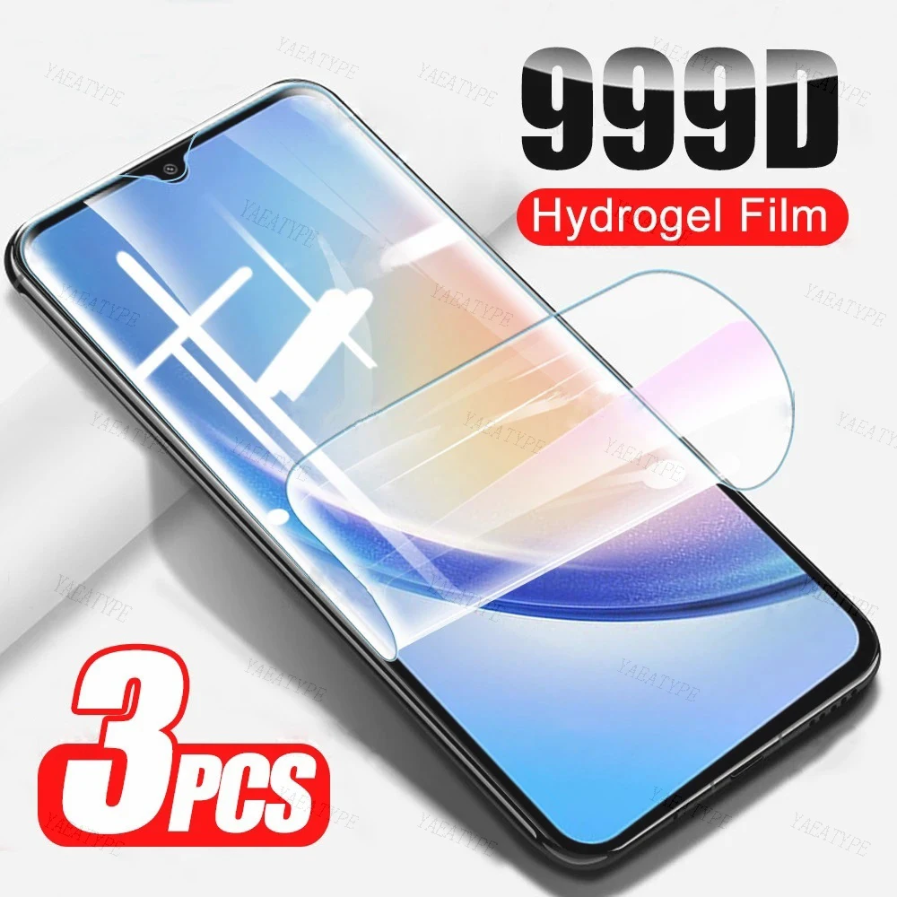 3Pcs Hydrogel Film For Samsung Galaxy S20 S21 S22 S23 S24 S25 S26 Ultra Screen Perotector Full Cover For Samsung S23 FE S24 Plus