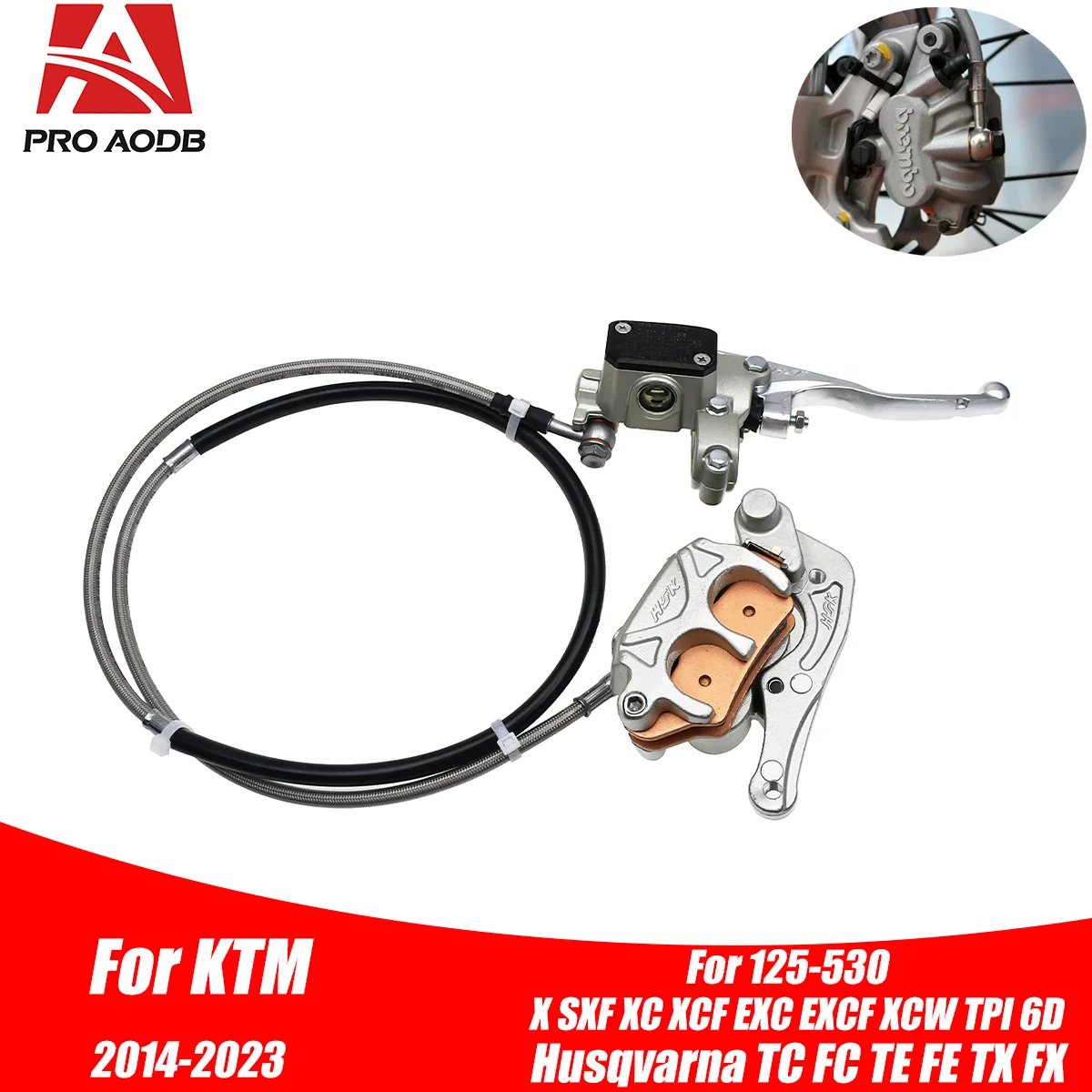 

Motorcycle Front Brake Caliper Master Cylinder For KTM XC XCF SX SXF EXC EXCF XCW XCFW TPI Six Days 125 150 250 300 350 450 500