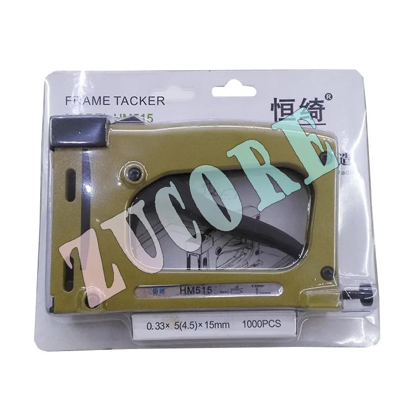 

HM515 Ручной пистолет для гвоздей Рамка для вышивки крестом Фоторамка Монтаж задней пластины Фиксированный пистолет для гвоздей