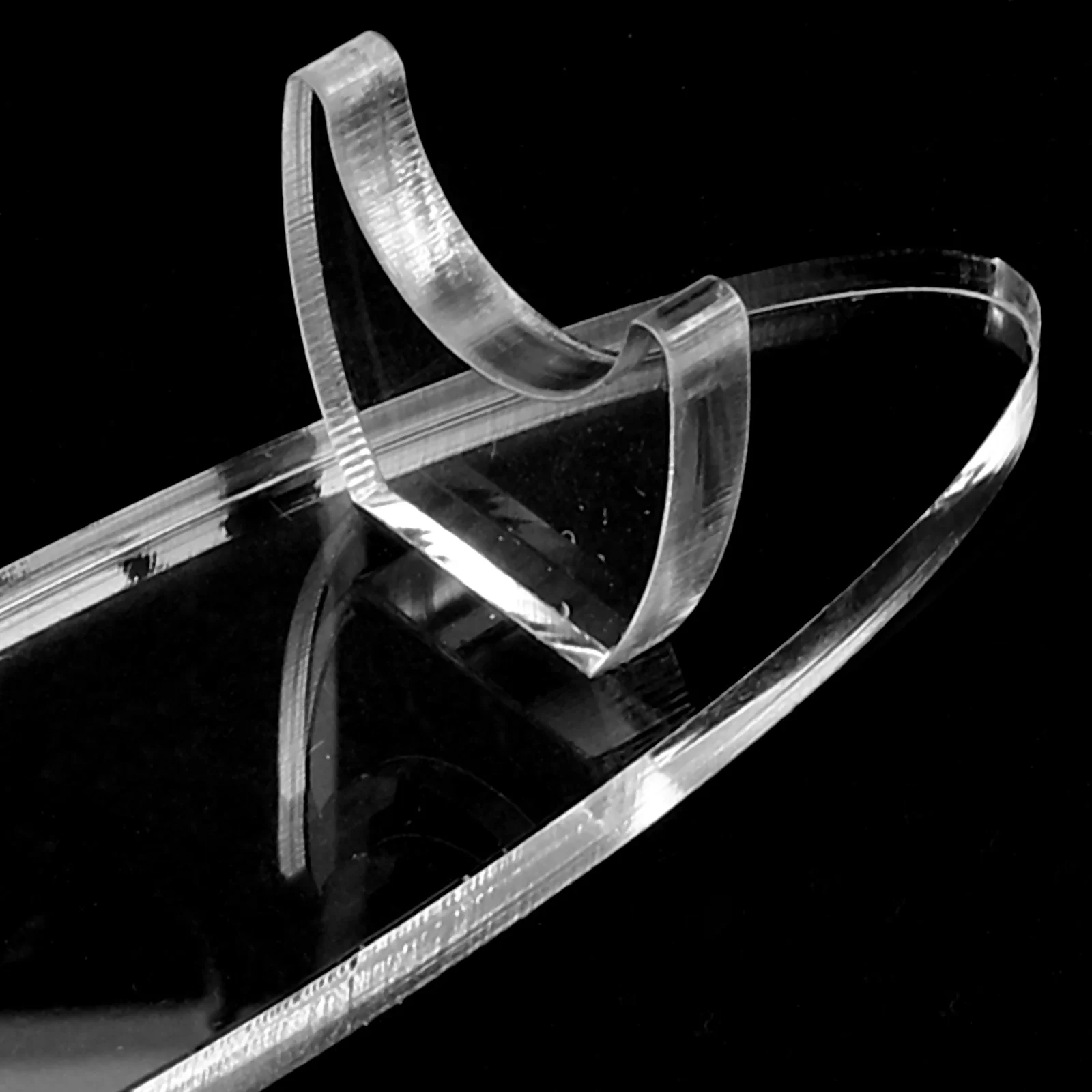 2Pcs Pen Display Stand Acrylic Makeup Brush Organizer Clear Rack Space Saving Neat Desk Tidy Pen Stand Eyebrow Pencil Holder