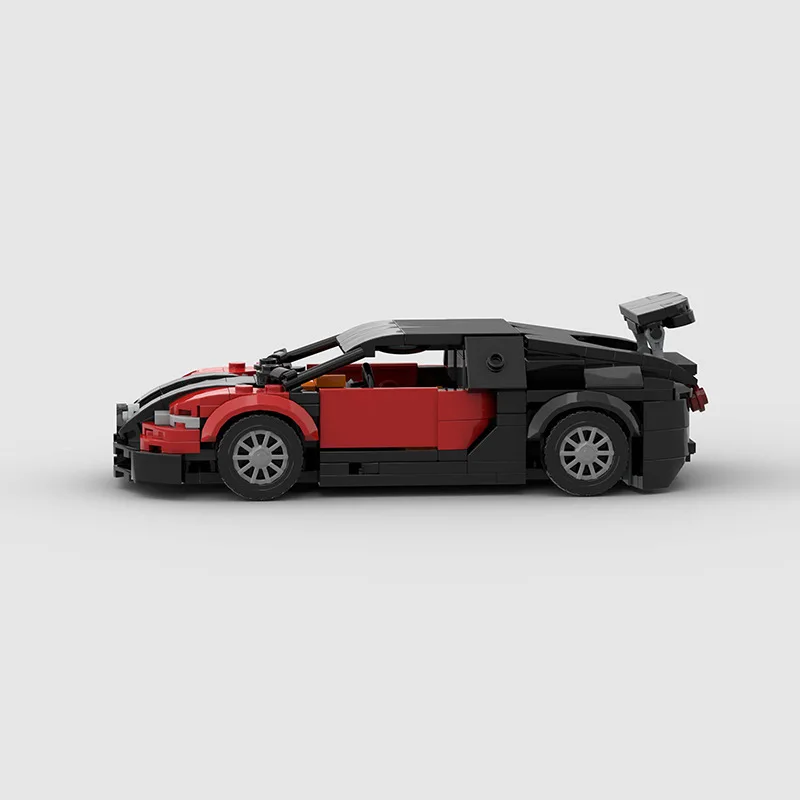 Compatible with Lego small particles luxury sports car racing moc puzzle assembly children's building block toys cross-border