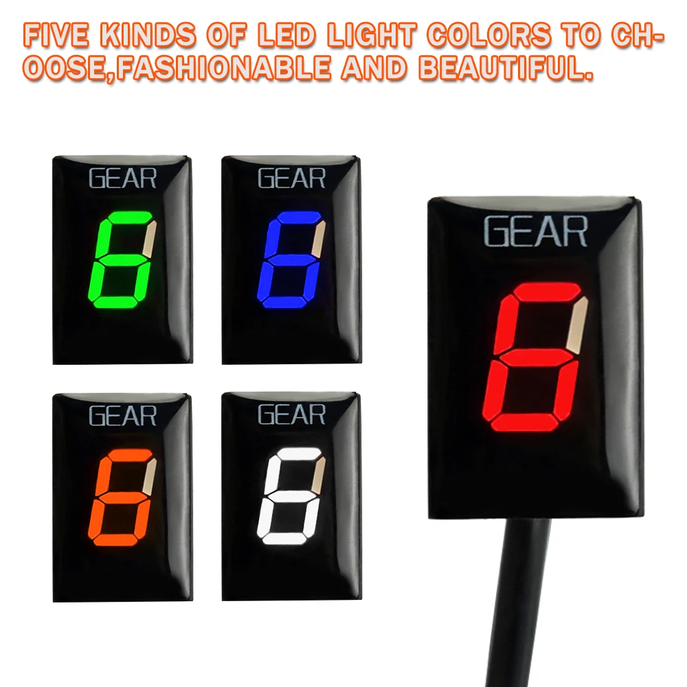 Gear Indicator For Yamaha YZF-R1 R6 R6S XJ6 FZ1 FZ1N FZ8 FZS 1000 Fazer TDM 900 FZ400 Motorcycle Accessories Speed Display Meter